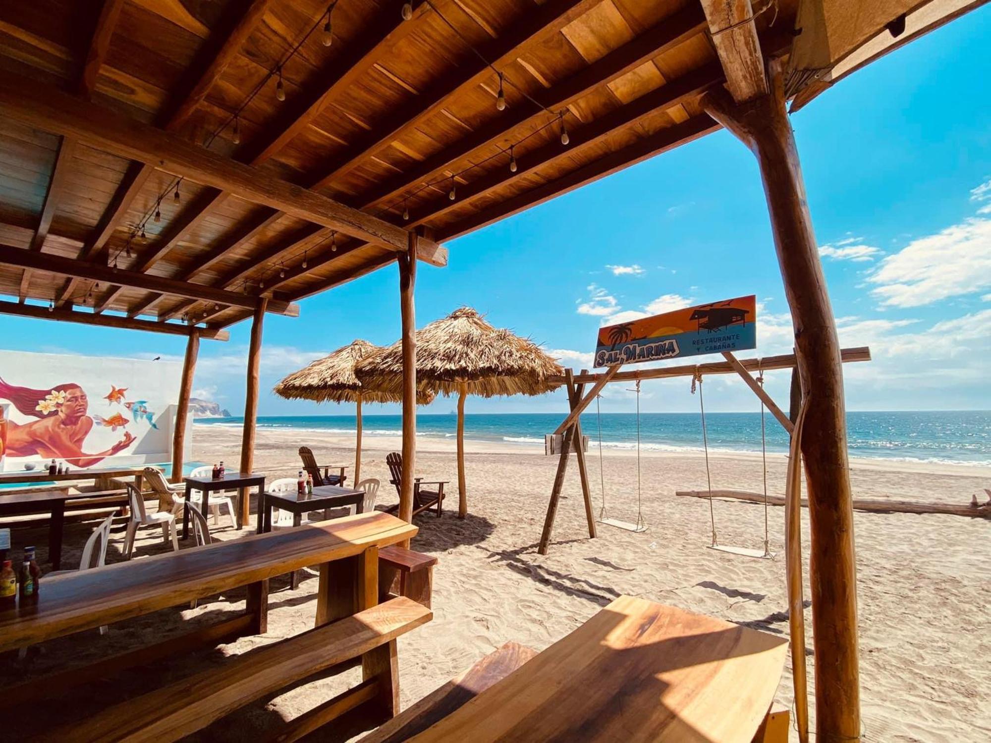 Sal Marina Restaurante Y Cabanas Salina Cruz Esterno foto